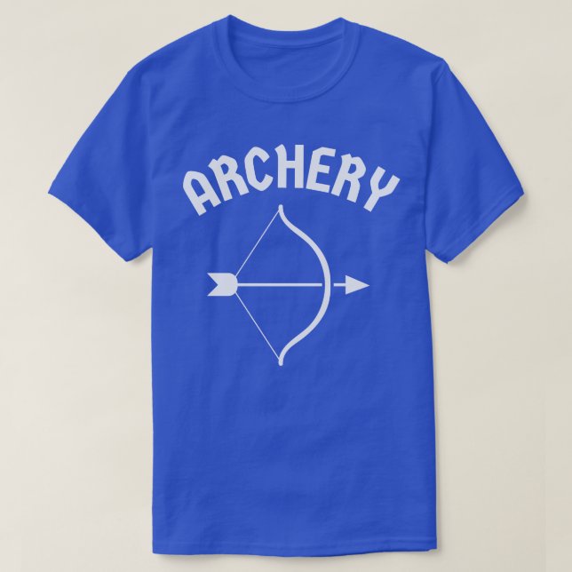 Archery Simpler Bow And Arrow Archer T-Shirt (Design Front)