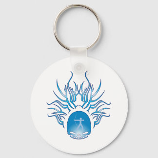 Archery Skull Key Ring
