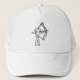 Archery Stickman Trucker Hat