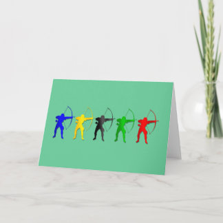 Archery Summer Games Archer Sports Card