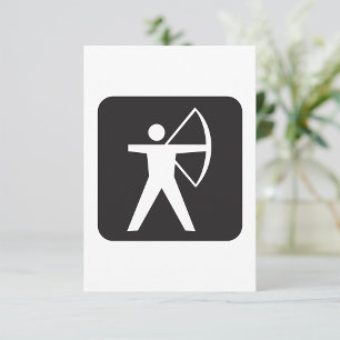Archery Symbol Invitations