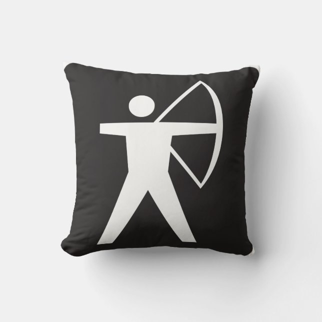 Archery Symbol Pillow (Front)