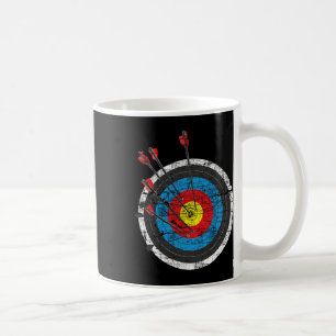 Archery Target - Archer Bowman Bow Hunting Bowhunt Coffee Mug
