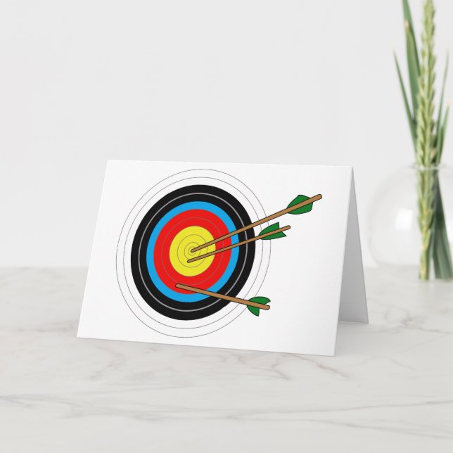 Archery Target Card (Front)