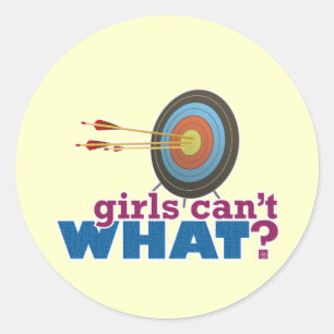 Archery Target Classic Round Sticker