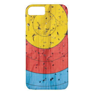 Archery target close up with many arrow holes iPhone 8/7 case