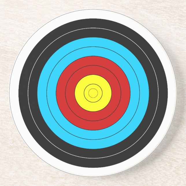 Archery Target Coaster (Front)