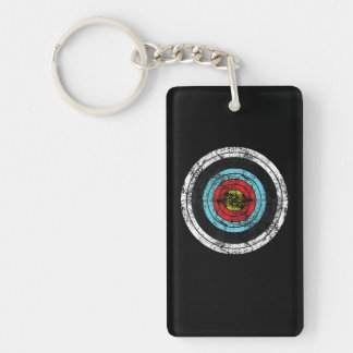 Archery Target Cute bow Hunting Funny Archer Key Ring