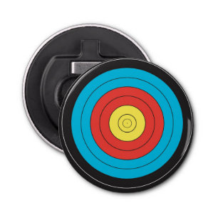 "Archery Target" design gifts and products Bottle Opener