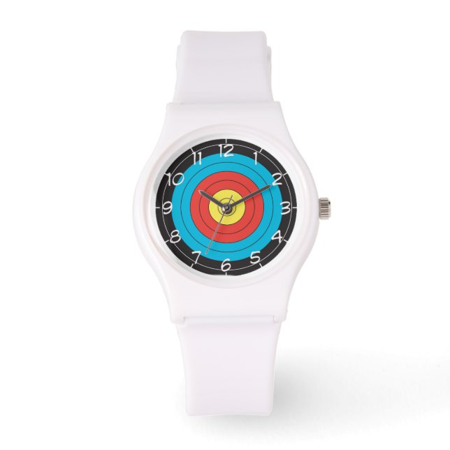 "Archery target" design wrist watches (Front)