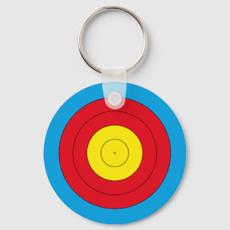 Archery target for recurve bow (FITA 20 cm) Round  Key Ring