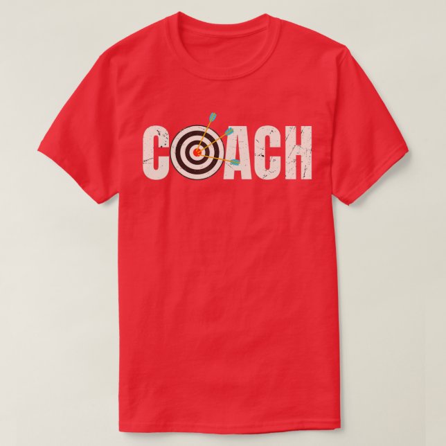 Archery Target  for Traditional Archery Coach  T-Shirt (Design Front)
