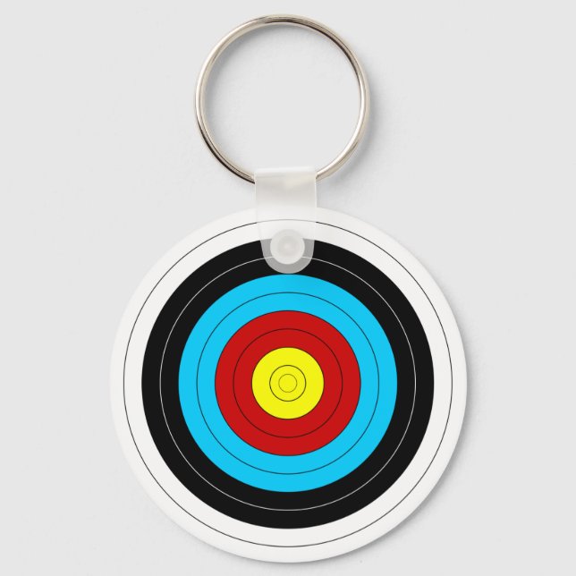 Archery Target Key Ring (Front)