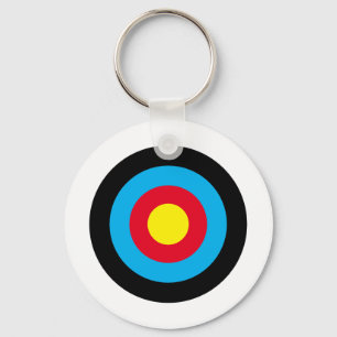 Archery Target Key Ring