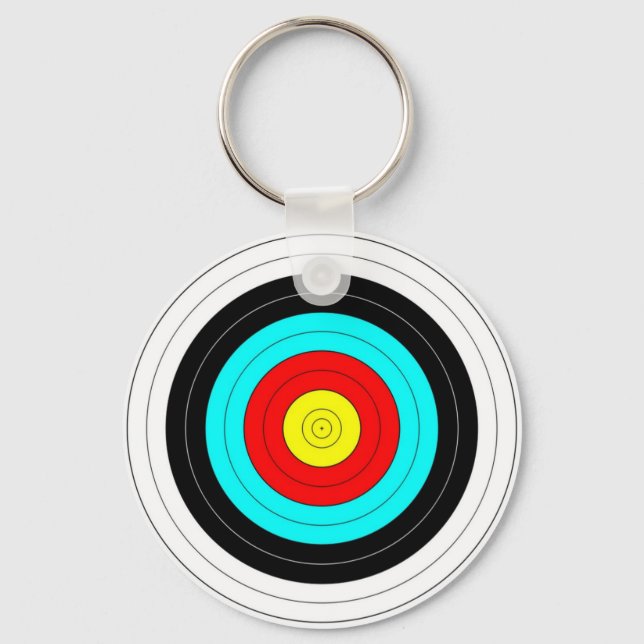 Archery Target Key Ring (Front)