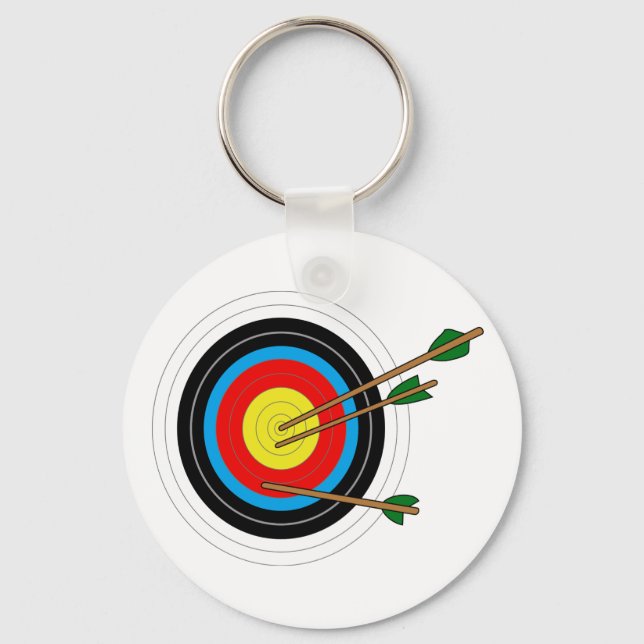 Archery Target Key Ring (Front)