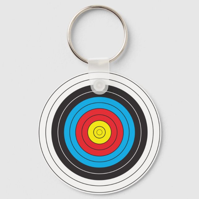 Archery Target Key Ring (Front)