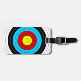 Archery Target Luggage Tag
