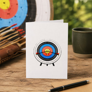 Archery Target Note Cards