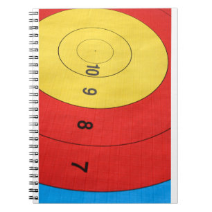 Archery target notebook