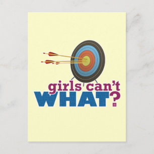 Archery Target Postcard