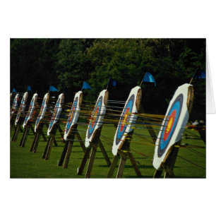 Archery targets near Brentwood, Essex, U.K.