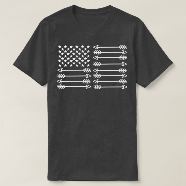 Archery USA Flag T-Shirt (Design Front)