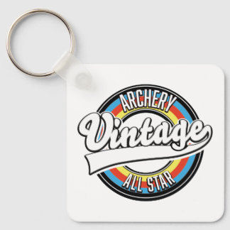 Archery vintage all star logo key ring