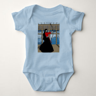 Archery With A Bow And Arrow Baby Bodysuit