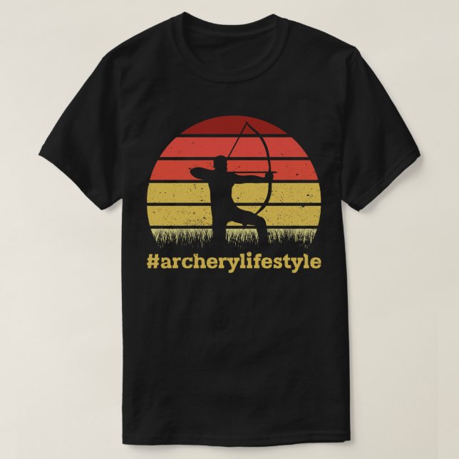 archerylifestyle Archery Bow Archer T-Shirt (Design Front)