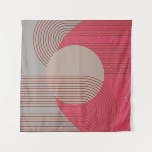 arches abstract throw pillow tapestry (Front)