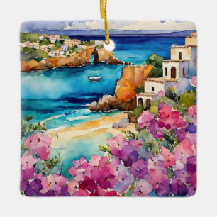 'Arches By The Sea" Ceramic Ornament