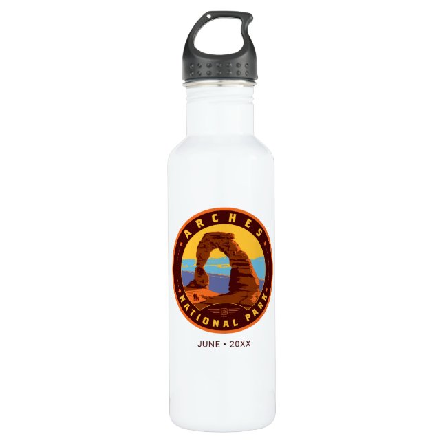 Arches National Park 710 Ml Water Bottle (Front)