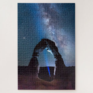 Arches National Park at night MOAB Jigsaw Puzzle