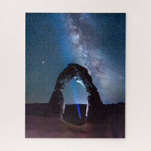 Arches National Park at night MOAB Jigsaw Puzzle