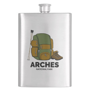 Arches National Park Backpack Hip Flask