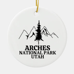 Arches National Park Ceramic Ornament