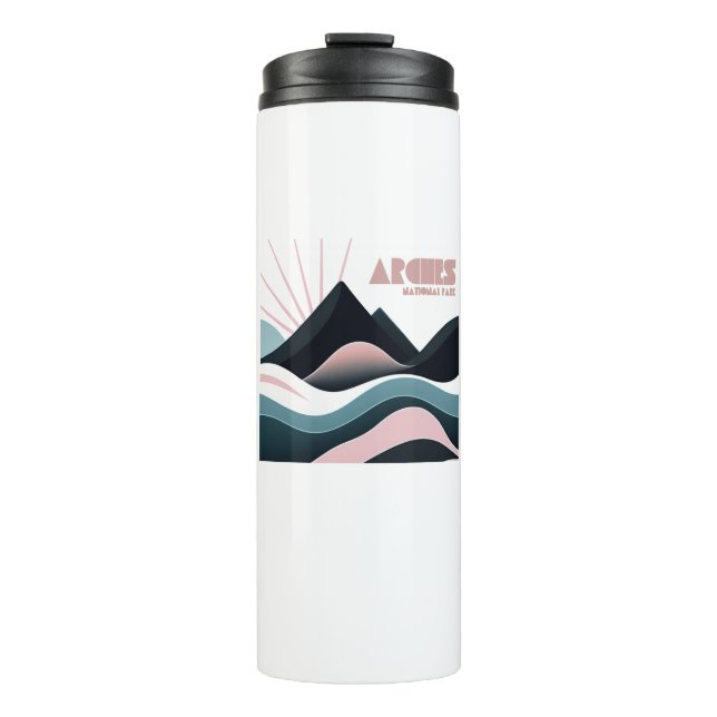 Arches National Park Coloured Hills Thermal Tumbler (Front)