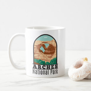 Arches National Park Double Arch Vintage Coffee Mug