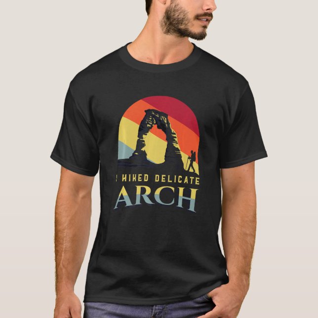 Arches National Park in Utah with the Delicate arc T-Shirt (Front)
