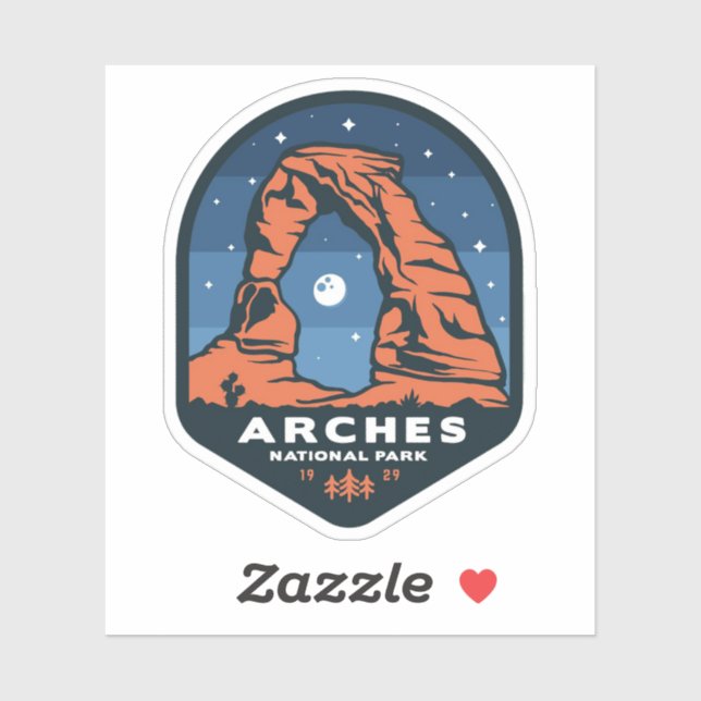 Arches National Park Large Vinyl Sticker (Sheet)
