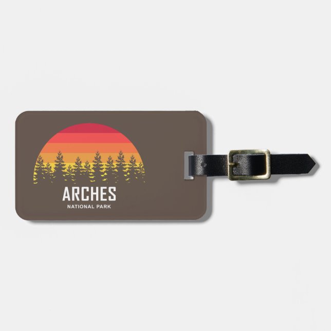 Arches National Park Luggage Tag (Front Horizontal)