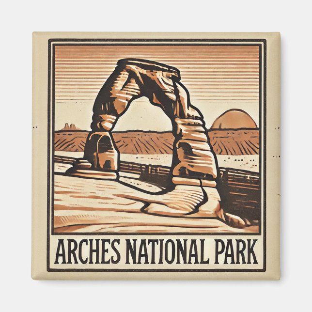 Arches National Park Magnet (Front)