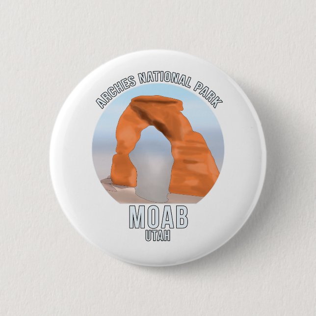 Arches National Park Moab Utah 6 Cm Round Badge (Front)