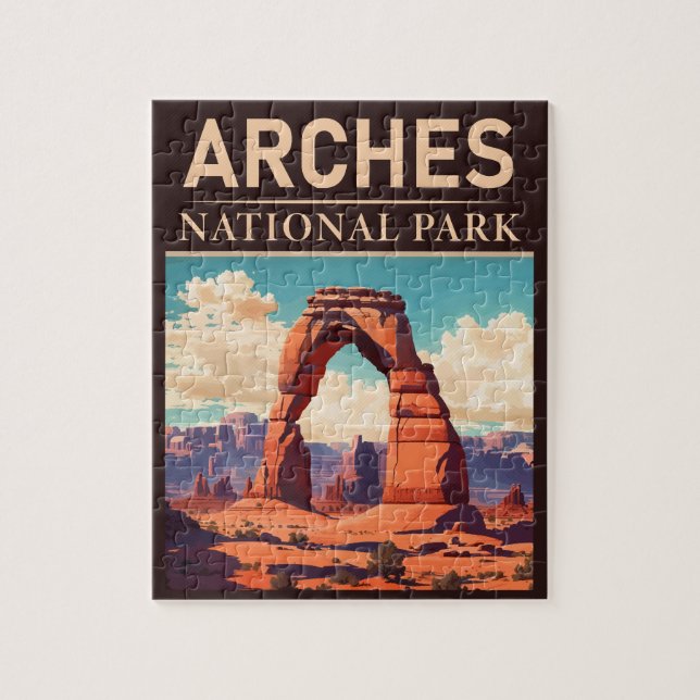 Arches National Park Moab Utah Delicate Arch Jigsaw Puzzle (Vertical)
