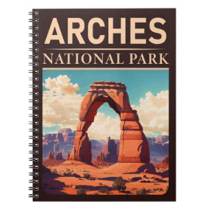 Arches National Park Moab Utah Delicate Arch Notebook