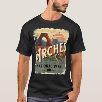 Arches National Park Moab Utah Vintage Travel T-Shirt