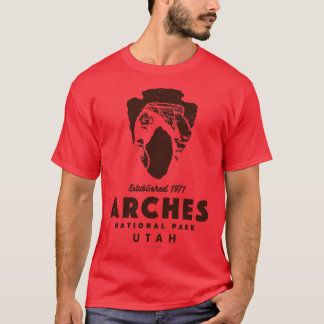 Arches National Park National Park Brown T-Shirt