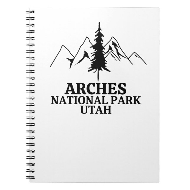 Arches National Park Notebook (Front)