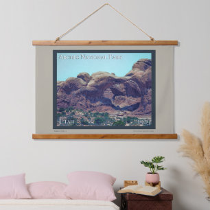 Arches National Park Poster Hanging Tapestry